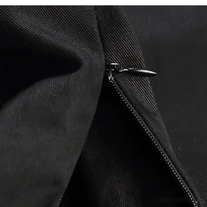 Gothic Cargo Hose Taillengürtelschlaufen und Taillenbereich-Styling mit Accessoires-Befestigungsmöglichkeiten