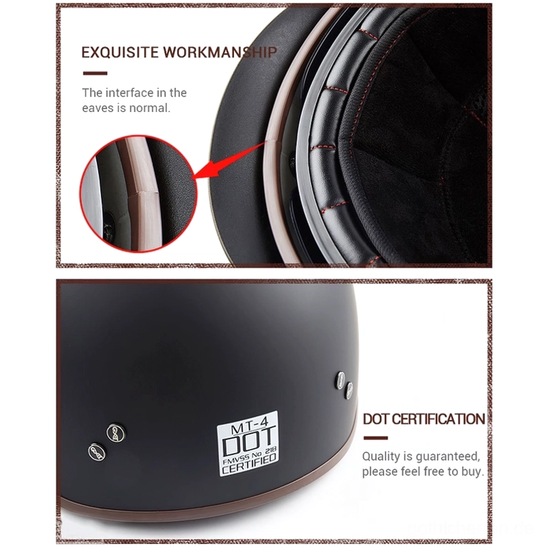 Schnellverschluss-Sicherheitsschnalle und Kinnriemen Detail am gothischen Motorradhelm für sichere verstellbare Passform