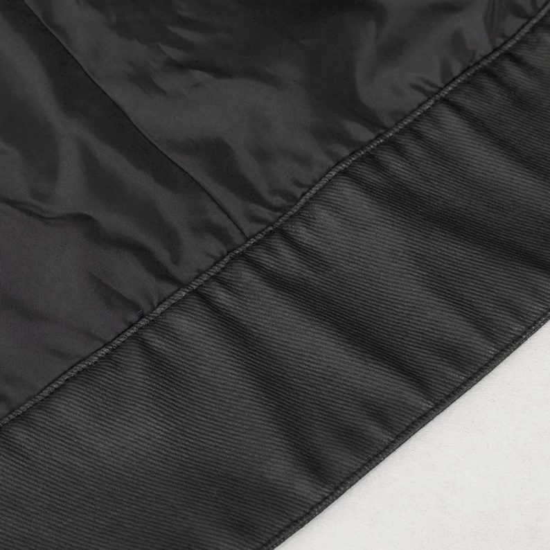 Gothic-Jacke Schnürrücken Kordel-System Korsett-Verschluss architektonisches Design Detailansicht Lacing