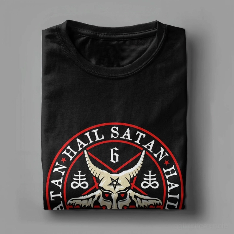 Gothic-Pentagramm-T-Shirt Styling-Guide – Dark-Aesthetic-Modeinspirationsgalerie und Outfit-Kombinationsbeispiele
