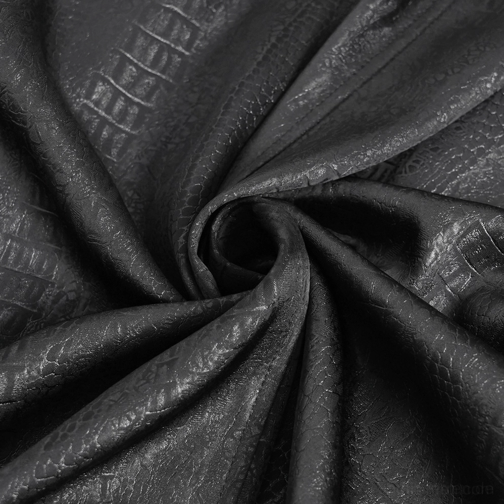 Schwarzes Gothic ärmelloses Schnür-Shirt Seitenprofil zeigt tailierte Silhouette, Epaulet-Platzierung und schlanke Armatur