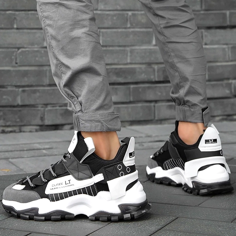 Urban rebellische Turnschuhe mehrfarbige Farbvarianten-Übersicht Gothic-Farbpalette-Optionen schwarz weiß grau rot