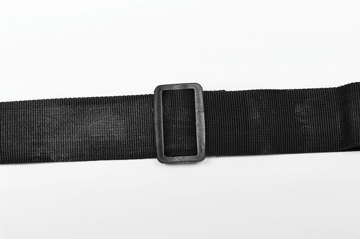 Schwarze Gothic taktische Gürteltasche vollständige Produktübersicht zeigt asymmetrisches Design, mehrere Taschen und Nieten-Platzierung
