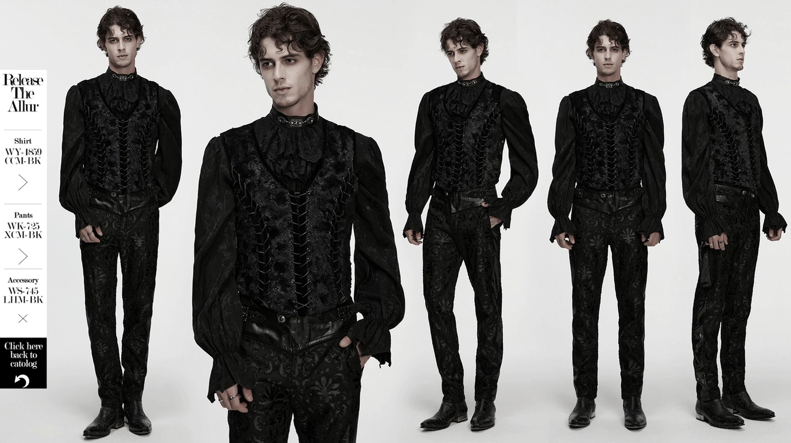 Schwarze Gothic Gentleman Korsageweste Konstruktion Textur mit Kunstfell-Panel Vorderseite, Materialkombination