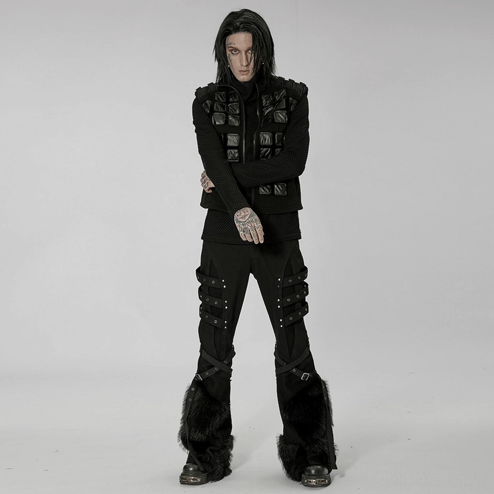 Schwarze Tactical Armor Weste Nahaufnahme Produktdetail zeigt Konstruktionsqualität und strukturierte Wattierungsdesign-Elemente, Handwerk-Detailing