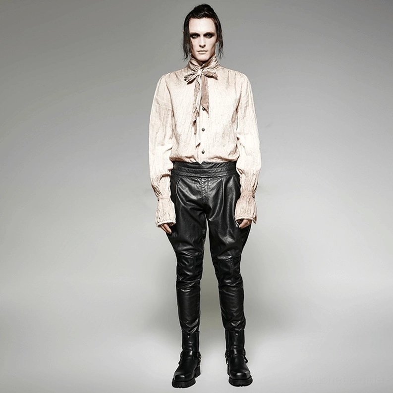 Steampunk Leinenhemd Gothic Anleitung zum Richtig-Messen - Messinstruktionen für Brustumfang Taille Ärmel und Länge