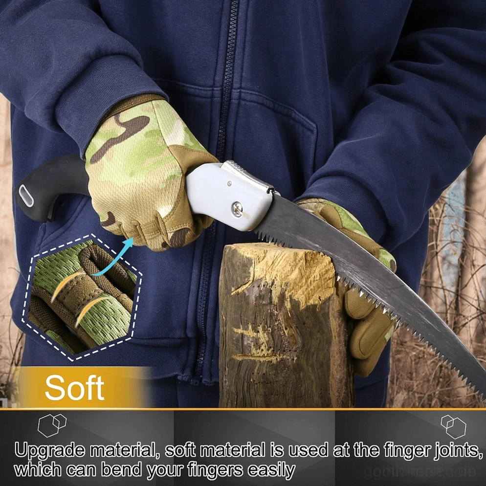 Unisex Gothic Tactical Handschuhe mit thermischer Isolierung, windabweisender Technologie und rutschfesten Features für extreme Outdoor-Abenteuer